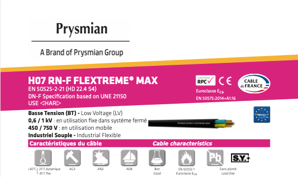 fiche technique flextreme max